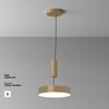 Миниатюра фото потолочный светодиодный светильник maytoni zon c032cl-36w4k-rd-mg | 220svet.ru